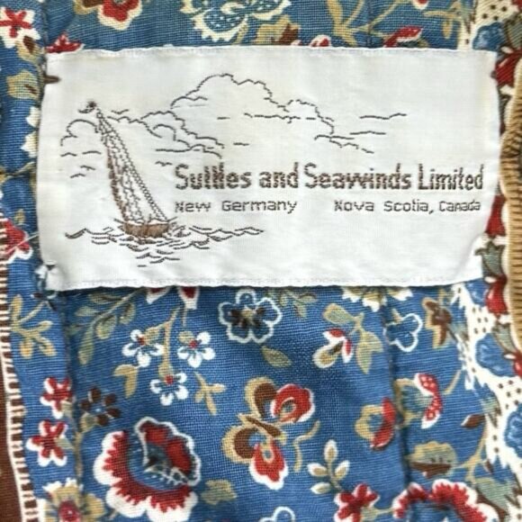 Vintage Suttles And Seawinds Limited Vest Women's L Boho Cottage Floral Quilted - Picture 7 of 10